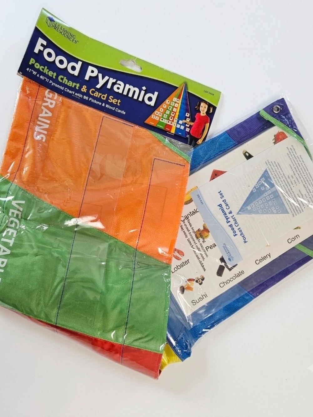 Learning Resources Food Pyramid Pocket Chart Set